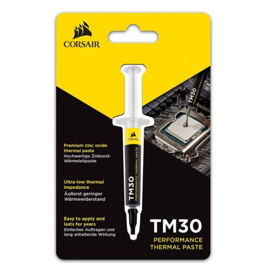 Термопаста Corsair TM30 performance в удобном шприце емкостью 3 г.